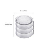 Multilayer Food Cover Multifunctional Transparent Food Cover Fresh Keeping Insulated Dish Cover for Kitchen Dining Table 3 Layers