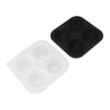 2Pcs Silicone Ice Cube Molds Fun Shapes Round Sphere Ball Mold for Whiskey Cocktails Game Day Soccer - Extra Image