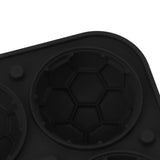 2Pcs Silicone Ice Cube Molds Fun Shapes Round Sphere Ball Mold for Whiskey Cocktails Game Day Soccer - Extra Image
