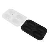 2Pcs Silicone Ice Cube Molds Fun Shapes Round Sphere Ball Mold for Whiskey Cocktails Game Day Rugby