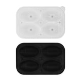 2Pcs Silicone Ice Cube Molds Fun Shapes Round Sphere Ball Mold for Whiskey Cocktails Game Day Rugby