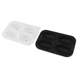 2Pcs Silicone Ice Cube Molds Fun Shapes Round Sphere Ball Mold for Whiskey Cocktails Game Day Rugby - Rear View