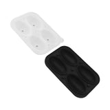 2Pcs Silicone Ice Cube Molds Fun Shapes Round Sphere Ball Mold for Whiskey Cocktails Game Day Rugby