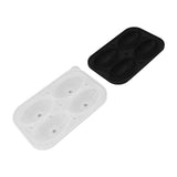 2Pcs Silicone Ice Cube Molds Fun Shapes Round Sphere Ball Mold for Whiskey Cocktails Game Day Rugby - Extra Image