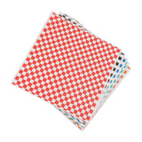 240 Sheets Checkered Dry Waxed Deli Paper Sheets Grease Resistant Food Basket Liners Deli Wrap Wax Paper Sheets for Sandwiches - 45-Degree Angle