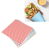 240 Sheets Checkered Dry Waxed Deli Paper Sheets Grease Resistant Food Basket Liners Deli Wrap Wax Paper Sheets for Sandwiches - Extra Image