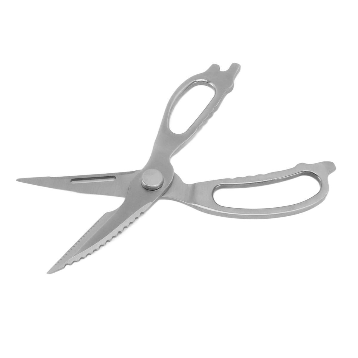 Stainless Steel Kitchen Scissors with Magnetic Scissors Sleeves Detachable Sharpness Heavy Duty Scissors for Barbecue