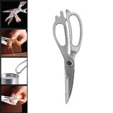 Stainless Steel Kitchen Scissors with Magnetic Scissors Sleeves Detachable Sharpness Heavy Duty Scissors for Barbecue