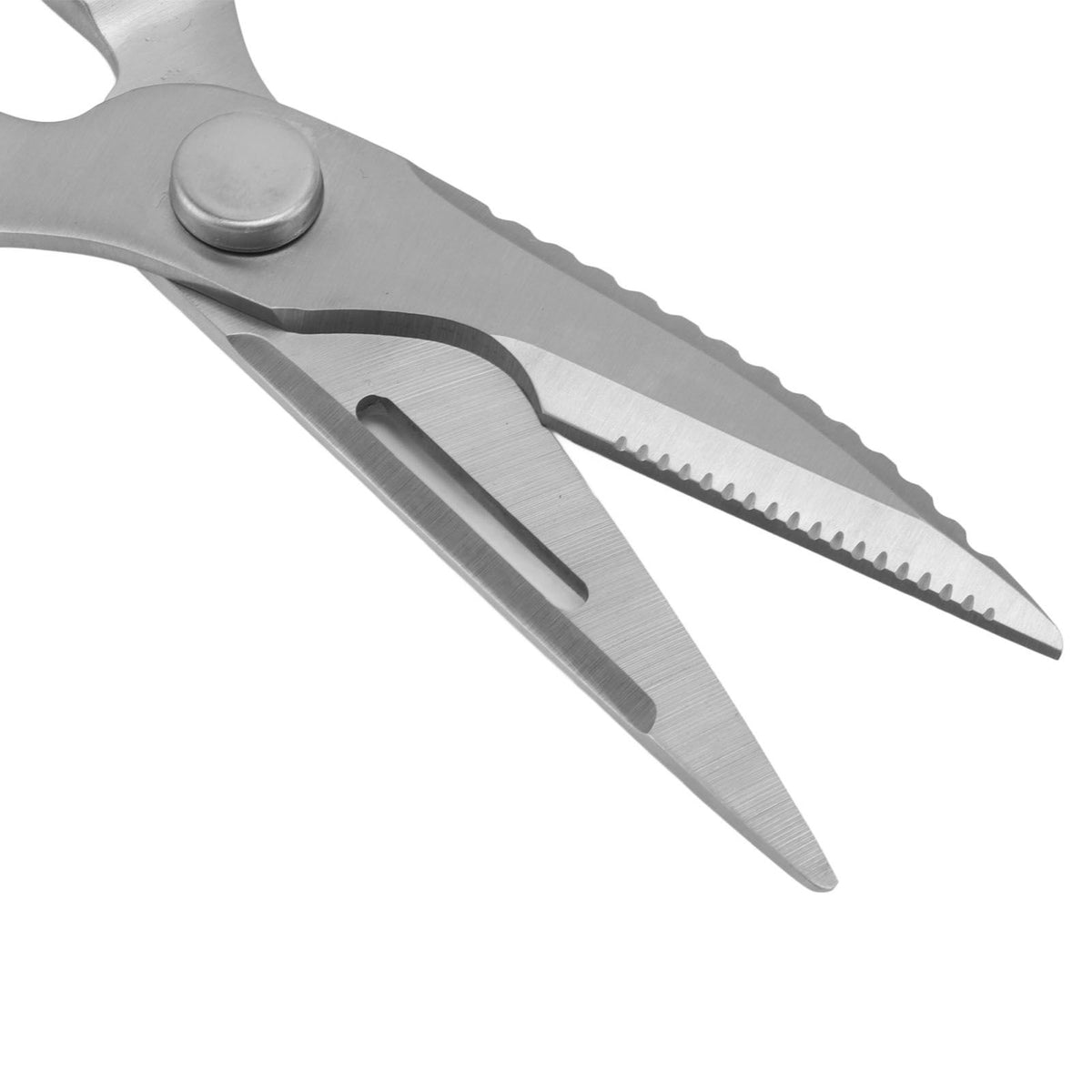 Stainless Steel Kitchen Scissors with Magnetic Scissors Sleeves Detachable Sharpness Heavy Duty Scissors for Barbecue