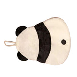 Hand Towel Thickened Cute Cartoon Animal Pattern Absorbent Hanging Kitchen Towel for Kids Home Panda Pattern - Side View
