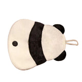 Hand Towel Thickened Cute Cartoon Animal Pattern Absorbent Hanging Kitchen Towel for Kids Home Panda Pattern