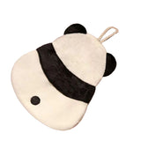 Hand Towel Thickened Cute Cartoon Animal Pattern Absorbent Hanging Kitchen Towel for Kids Home Panda Pattern