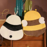 Hand Towel Thickened Cute Cartoon Animal Pattern Absorbent Hanging Kitchen Towel for Kids Home Panda Pattern
