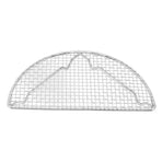 Cooling Racks for Baking Stainless Steel Wire Cooking Rack High Temperature Resistant Oven Safe for Cooking Roasting Grilling Medium Semicircle 18CM