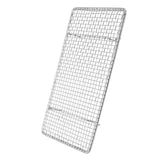 Cooling Racks for Baking Stainless Steel Wire Cooking Rack High Temperature Resistant Oven Safe for Cooking Roasting Grilling Rectangle 19.2CM - Low Angle