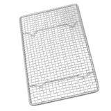 Cooling Racks for Baking Stainless Steel Wire Cooking Rack High Temperature Resistant Oven Safe for Cooking Roasting Grilling Rectangle 19.2CM - Extra Image
