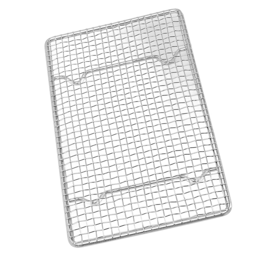 Cooling Racks for Baking Stainless Steel Wire Cooking Rack High Temperature Resistant Oven Safe for Cooking Roasting Grilling Rectangle 19.2CM