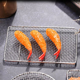 Cooling Racks for Baking Stainless Steel Wire Cooking Rack High Temperature Resistant Oven Safe for Cooking Roasting Grilling Rectangle 19.2CM - Extra Image