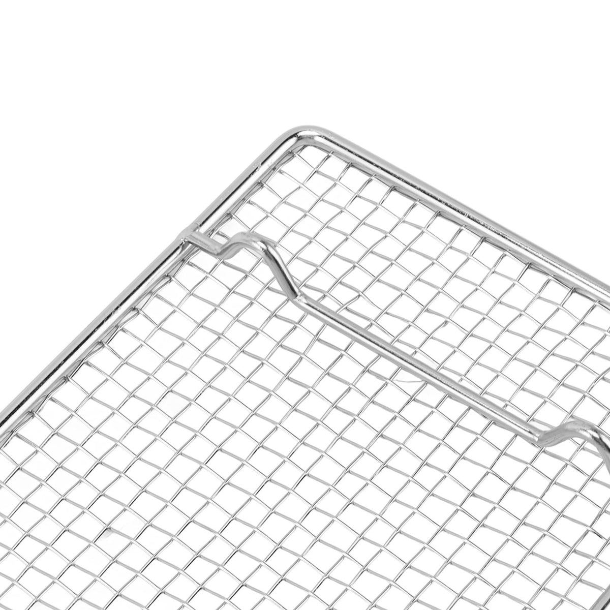 Cooling Racks for Baking Stainless Steel Wire Cooking Rack High Temperature Resistant Oven Safe for Cooking Roasting Grilling Rectangle 19.2CM