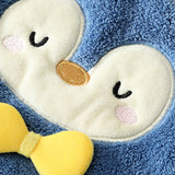 Animal Hand Towel Soft Cute Wall Mounted Dish Cloth Hand Dry Towel for Kitchen Bathroom Penguin