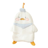 Animal Hand Towel Soft Cute Wall Mounted Dish Cloth Hand Dry Towel for Kitchen Bathroom Duck