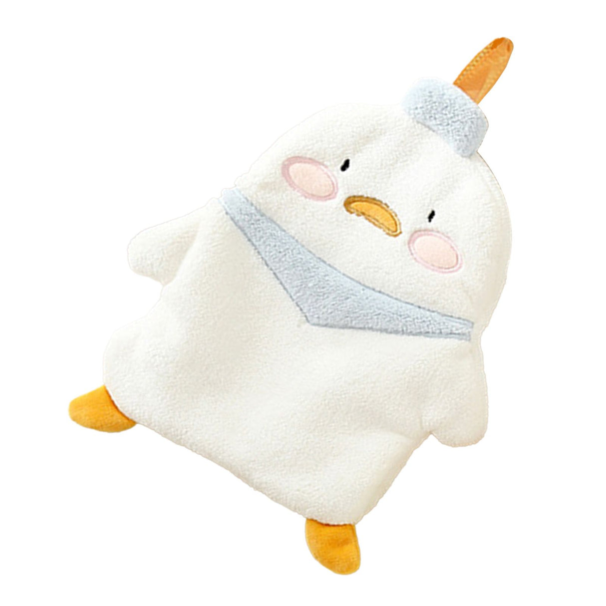 Animal Hand Towel Soft Cute Wall Mounted Dish Cloth Hand Dry Towel for Kitchen Bathroom Duck