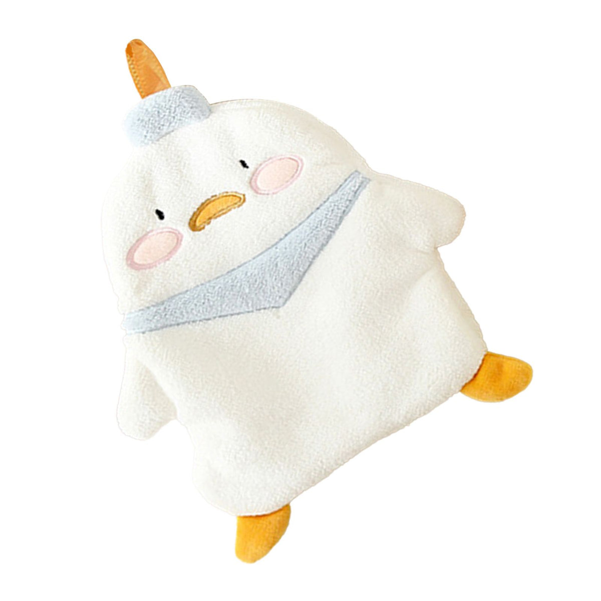 Animal Hand Towel Soft Cute Wall Mounted Dish Cloth Hand Dry Towel for Kitchen Bathroom Duck