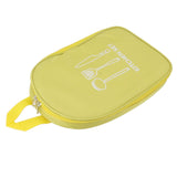 Camping Travel Cooking Utensils Bag Travel Cookware Pouch Bag with Handle for BBQ Camp Cookware Kitchen Kit Yellow
