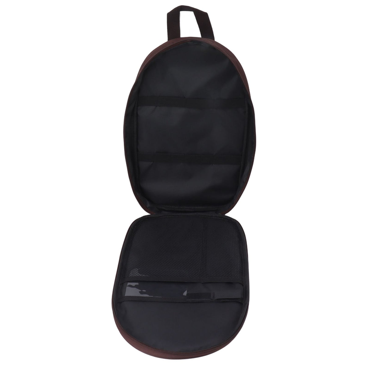 Camping Travel Cooking Utensils Bag Travel Cookware Pouch Bag with Handle for BBQ Camp Cookware Kitchen Kit Brown