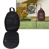 Camping Travel Cooking Utensils Bag Travel Cookware Pouch Bag with Handle for BBQ Camp Cookware Kitchen Kit Brown