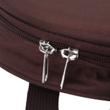 Camping Travel Cooking Utensils Bag Travel Cookware Pouch Bag with Handle for BBQ Camp Cookware Kitchen Kit Brown