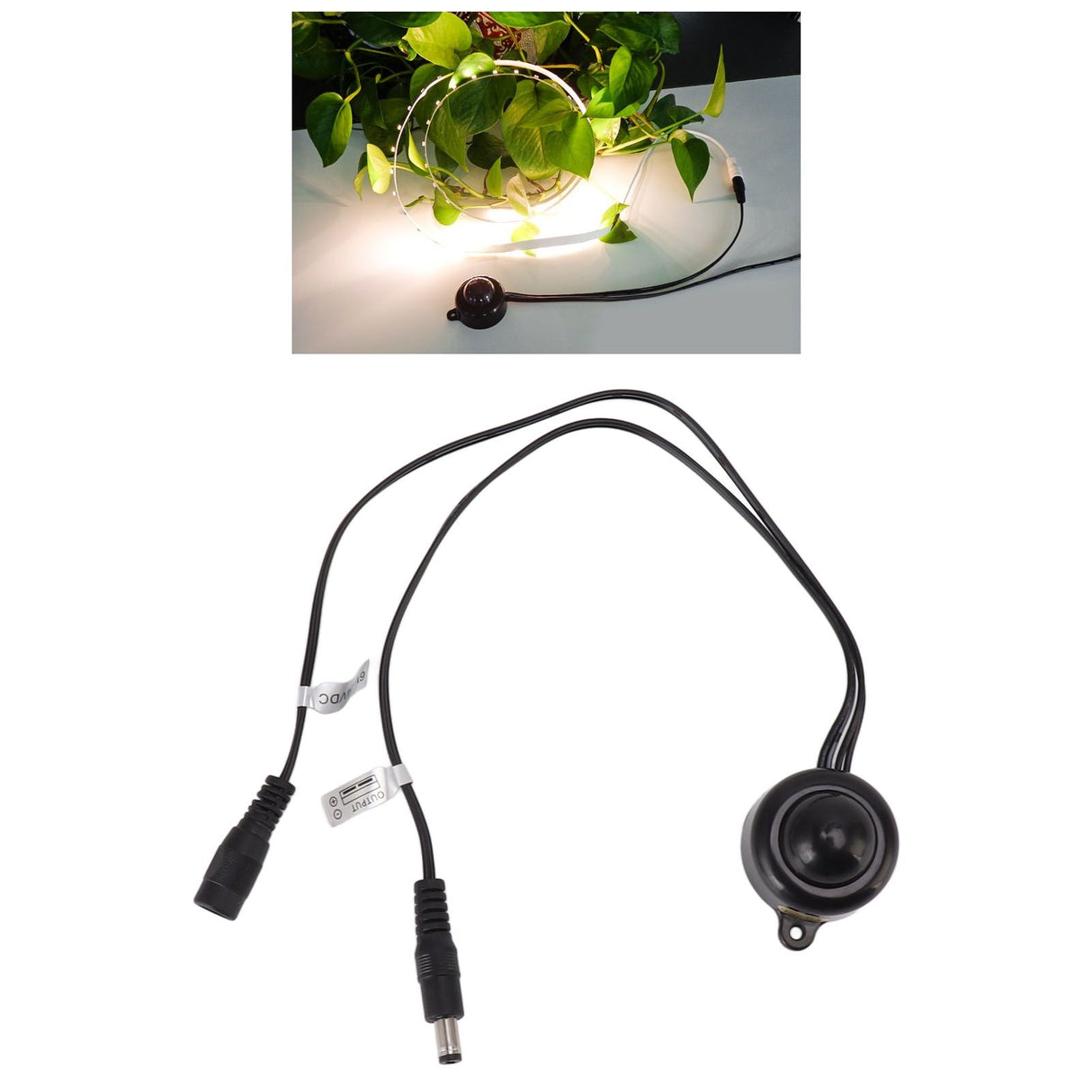 Motion Activated Sensor Detector Switch for Cabinet Light PIR Infrared Motion Sensing Switch DC6‑24V