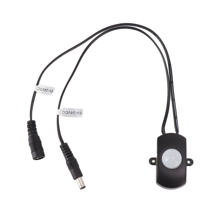PIR Motion Detector Switch 120 Degree Angle Mini Infrared Auto Switch Detector for LED Strip Security System DC 6‑24V