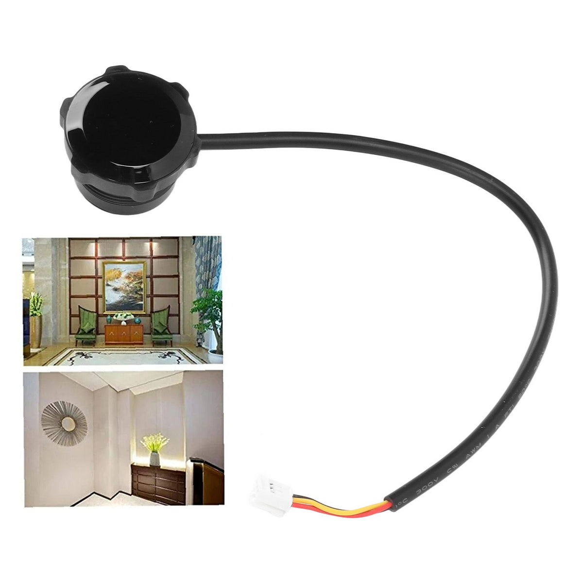 Infrared Induction Sensor Waterproof IP67 Intelligent ABS Housing Mini Motion Sensor for Bathroom DC5‑24V