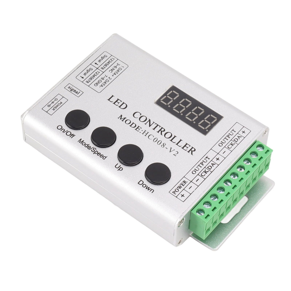 LED RGB Controller SPI Signal Light Strip Controller for 6803 1903 WS2811 WS2812B 5V to 24V