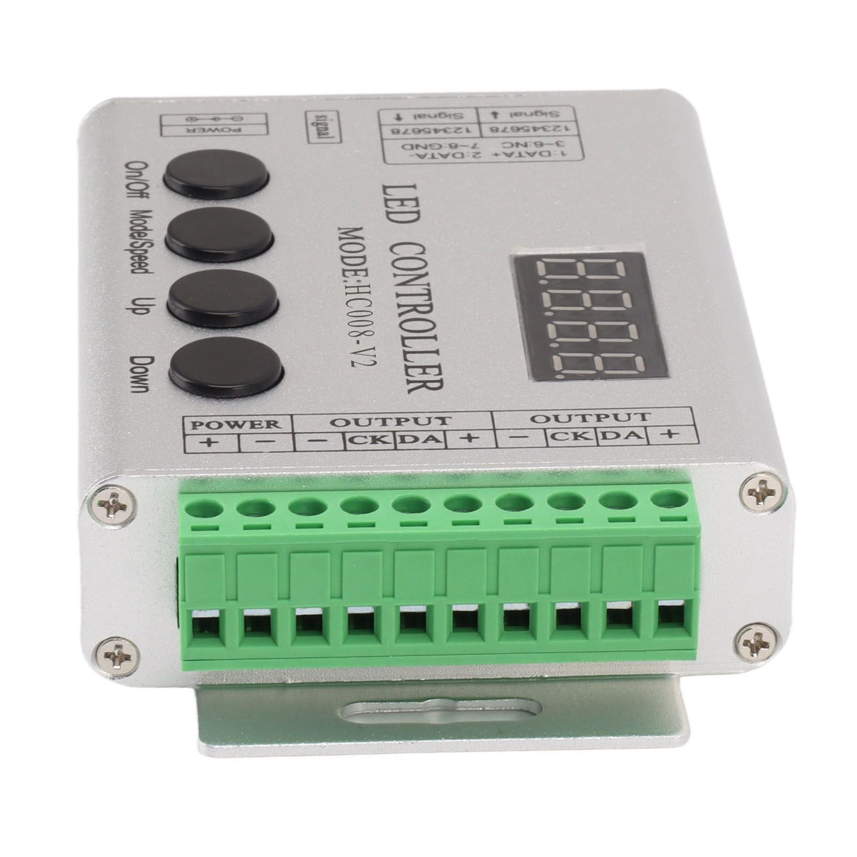 LED RGB Controller SPI Signal Light Strip Controller for 6803 1903 WS2811 WS2812B 5V to 24V