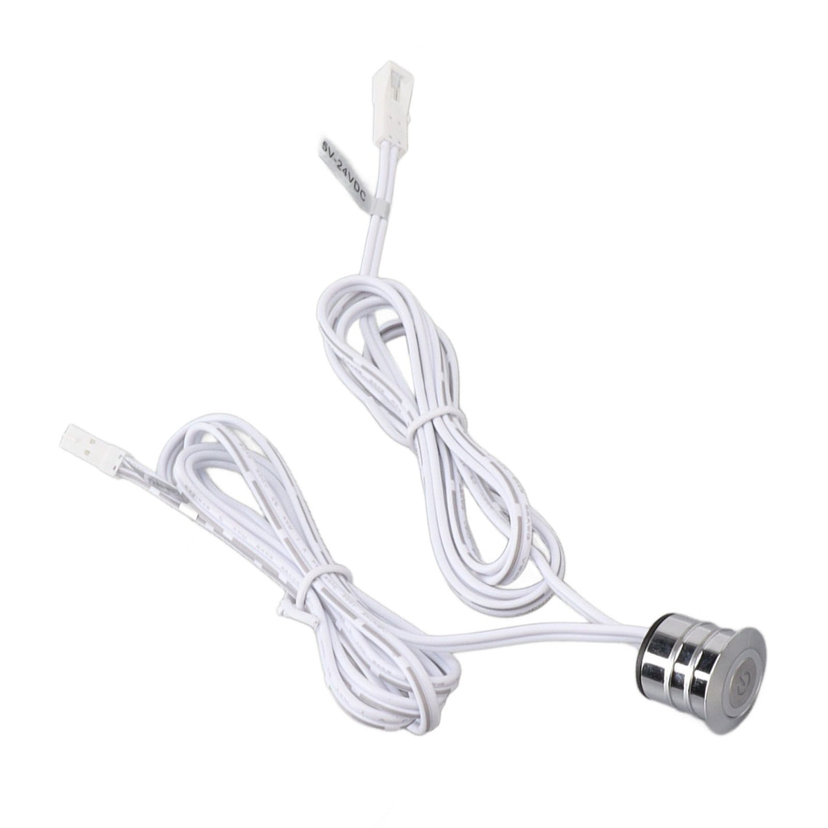 Blue LED Touch Switch Embedded Installation Heat Dissipation Touch Switch for Closet Cabinets Wine Cooler Lights