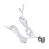 Blue LED Touch Switch Embedded Installation Heat Dissipation Touch Switch for Closet Cabinets Wine Cooler Lights - Front View