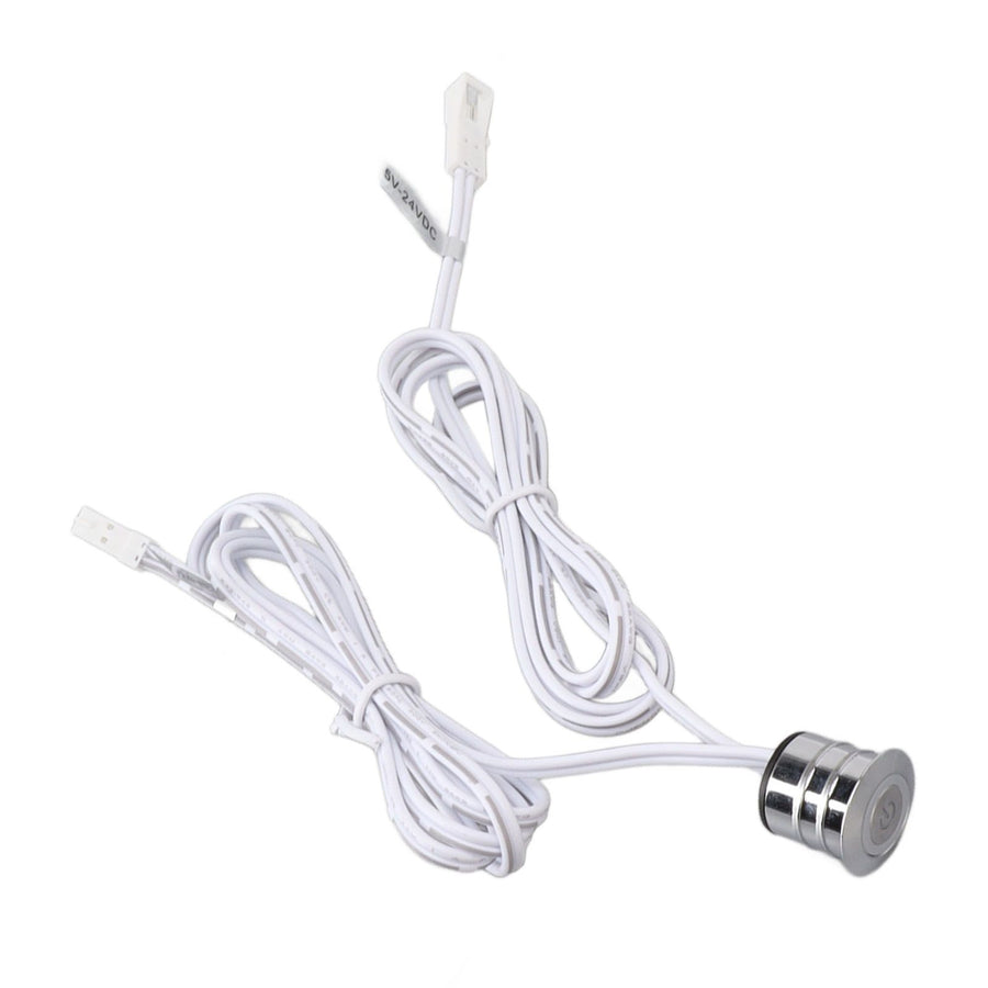 Blue LED Touch Switch Embedded Installation Heat Dissipation Touch Switch for Closet Cabinets Wine Cooler Lights