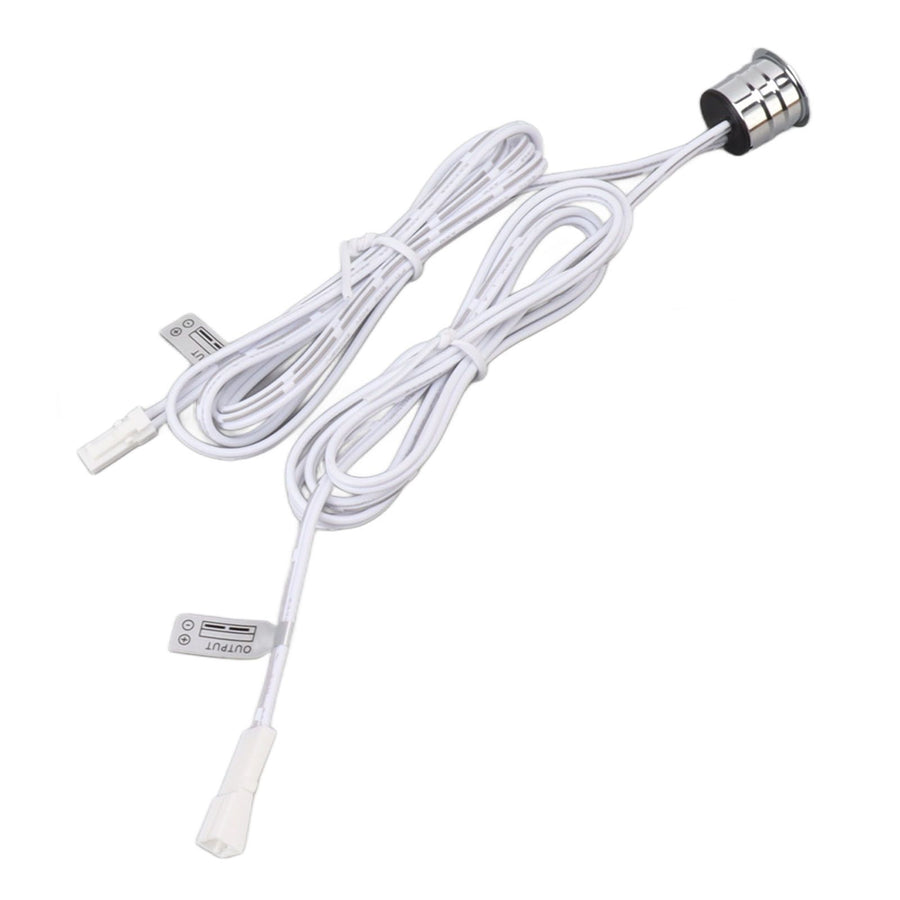 Blue LED Touch Switch Embedded Installation Heat Dissipation Touch Switch for Closet Cabinets Wine Cooler Lights