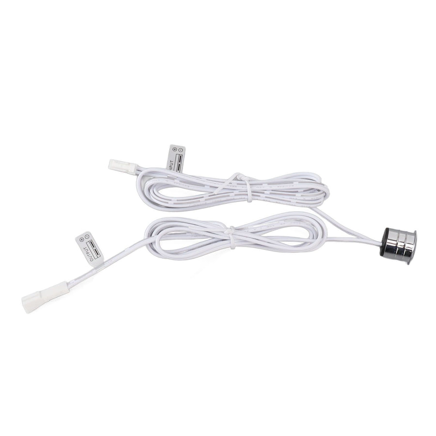 Blue LED Touch Switch Embedded Installation Heat Dissipation Touch Switch for Closet Cabinets Wine Cooler Lights