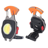LED Keychain Flashlight Multifunctional Type C Mini Emergency Work Light Pocket Light with Bottle Opener Lighter