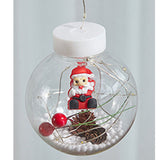 Globe String Lights Santa Style Powered Safe PVC Christmas String Lights for Home Cafe Party - Extra Image
