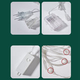 Globe String Lights Santa Style Powered Safe PVC Christmas String Lights for Home Cafe Party
