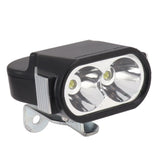 Bicycle Headlight Super Bright Bike LED Head Lamp 24‑60V LED Bike Lights with Warning Horn for Night Riding 5W