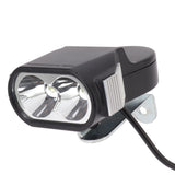 Bicycle Headlight Super Bright Bike LED Head Lamp 24‑60V LED Bike Lights with Warning Horn for Night Riding 5W