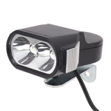 Bicycle Headlight Super Bright Bike LED Head Lamp 24‑60V LED Bike Lights with Warning Horn for Night Riding 5W - Low Angle