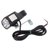 Bicycle Headlight Super Bright Bike LED Head Lamp 24‑60V LED Bike Lights with Warning Horn for Night Riding 5W - Extra Image