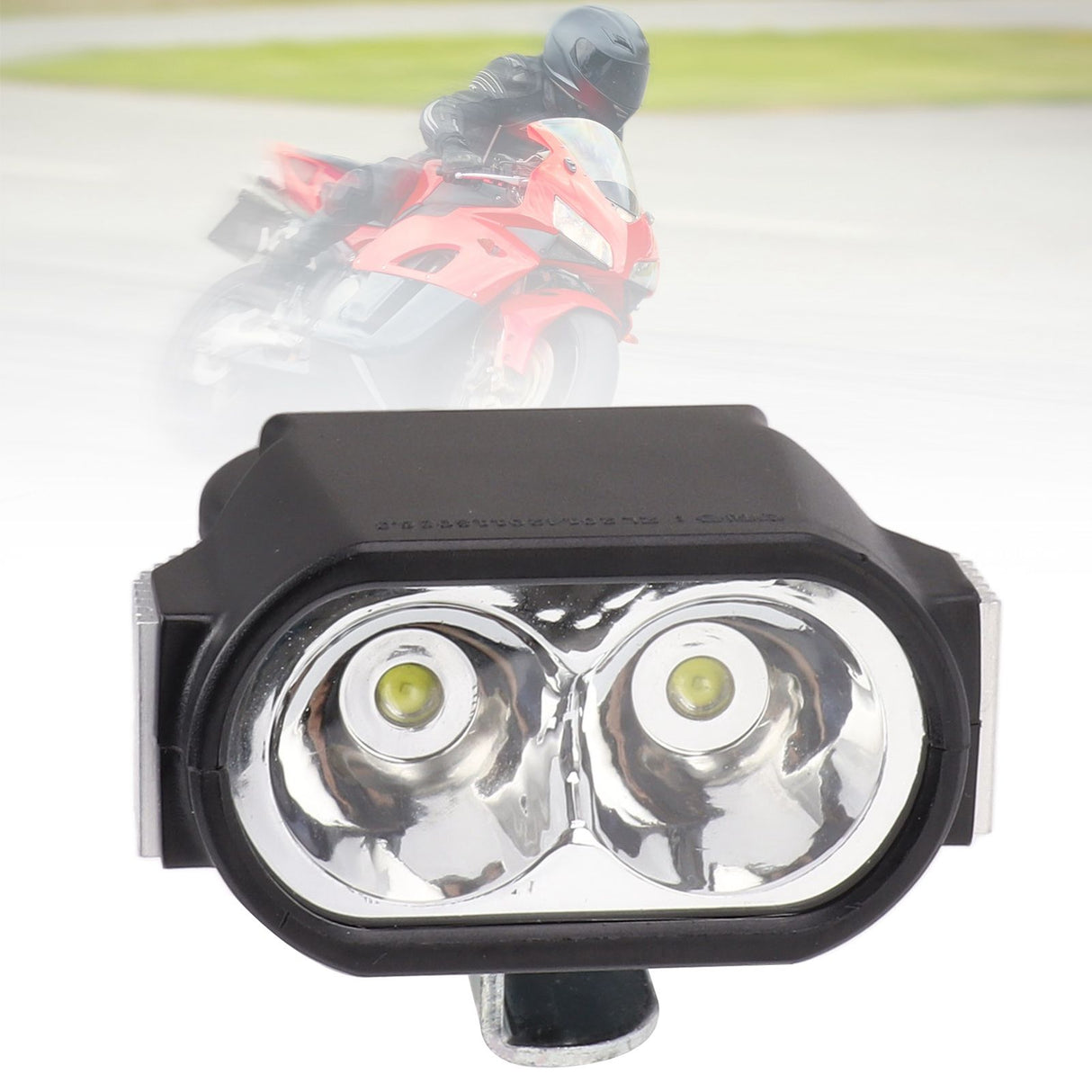 Bicycle Headlight Super Bright Bike LED Head Lamp 24‑60V LED Bike Lights with Warning Horn for Night Riding 5W