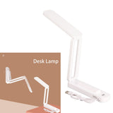 Desk Lamp Foldable Portable Plug in Soft Light Table Lamp for Office Home - Rear View